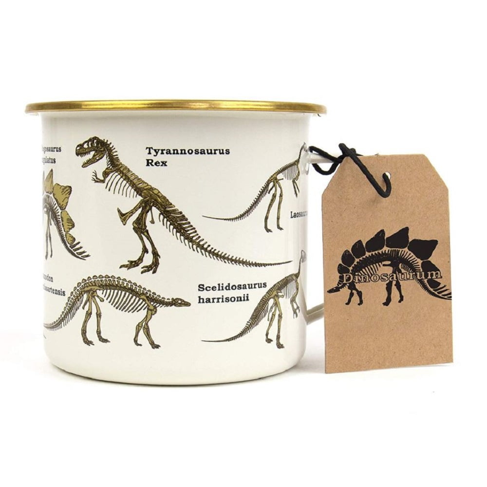Gift Republic Enamel Dinosaurum Ecologie Mug