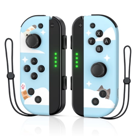 Dinosoo Controller for Nintendo Switch, Wireless Switch Controller Replacement for Nintendo Switch with Dual Vibration/Wake-up/Screenshot