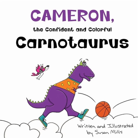 Dinosprout Educational Book Cameron, the Confident and Colorful Carnotaurus: A Playful Tale About Unlocking the Magic of a Busy Brain, (Paperback)