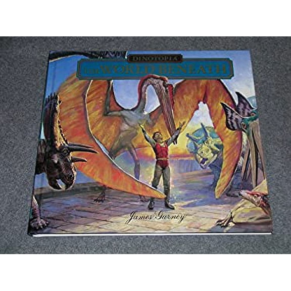 Pre-Owned Dinotopia - The World Beneath by James Gurney (1995) Hardcover Paperback - USED