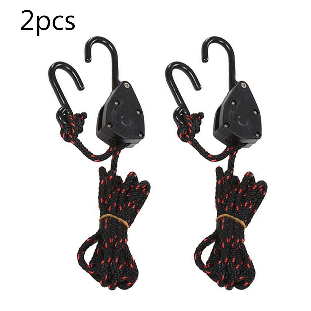 Dinou 2PCS Ratchets Kayak Rope Tightener Antirust Dipping S Hook