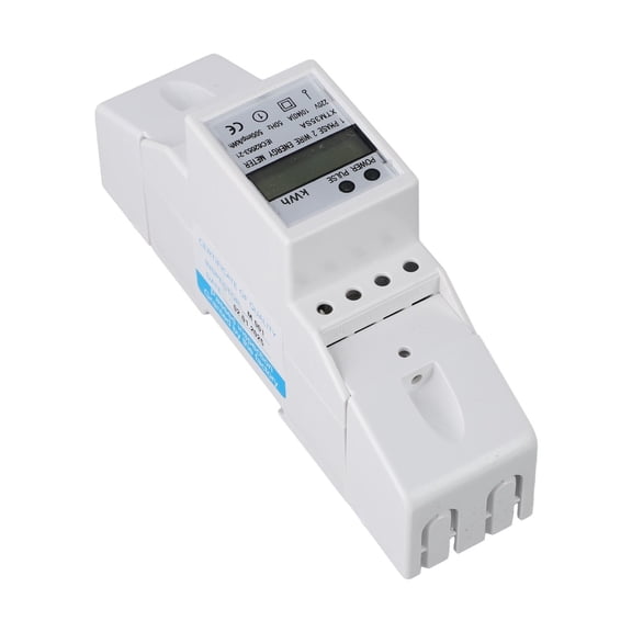 Dinrail Electric Energy Meter, Single Phase 2Wire Energy Meter, Suitable For Rated Frequency 50Hz Ac Electricity
