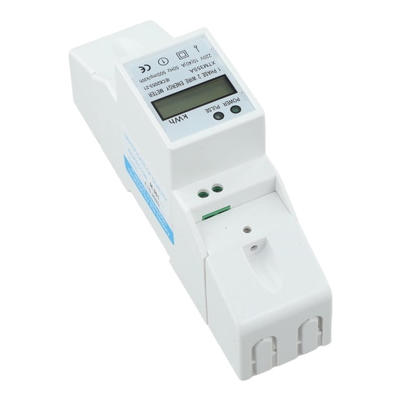 Dinrail Electric Energy Meter, Single Phase 2Wire Energy Meter, Suitable For Rated Frequency 50Hz Ac Electricity