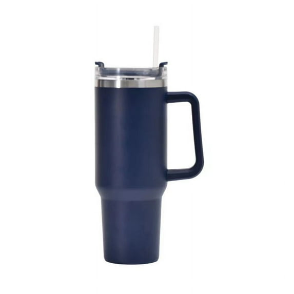Dinsshqi 40 oz Stainless Steel Insulated Travel Mug, Black