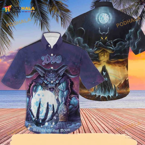Dio Band The Last In Line 2023 Tour Concert Hawaiian Shirt