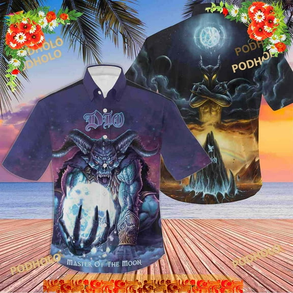 Dio Band The Last In Line 2023 Tour Concert Hawaiian Shirt
