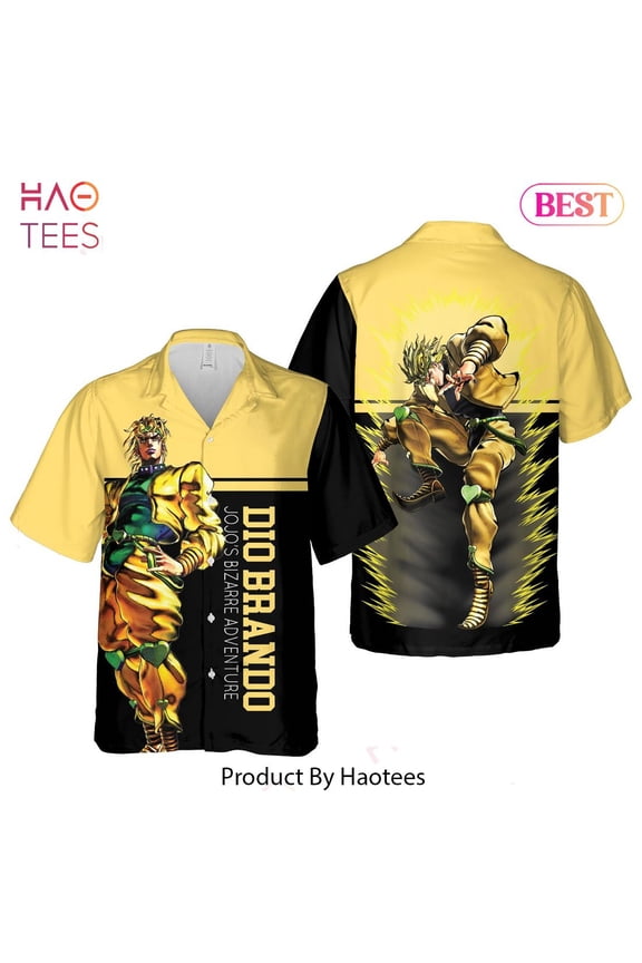 Dio Brando Hawaiian Shirt Jojos Bizarre Adventure Anime Shirt for Men Women