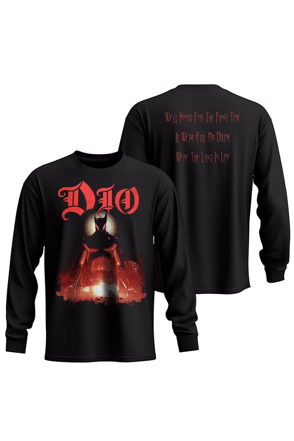 Dio Men's Holy Diver Long Sleeve T-Shirt Black Large | Officially Licensed Merchandise
