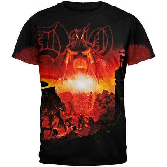 Dio Men's Last in Line All-Over Short Sleeve T Shirt