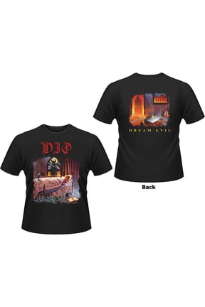 Dio Unisex T-Shirt Dream Evil (Back Print)