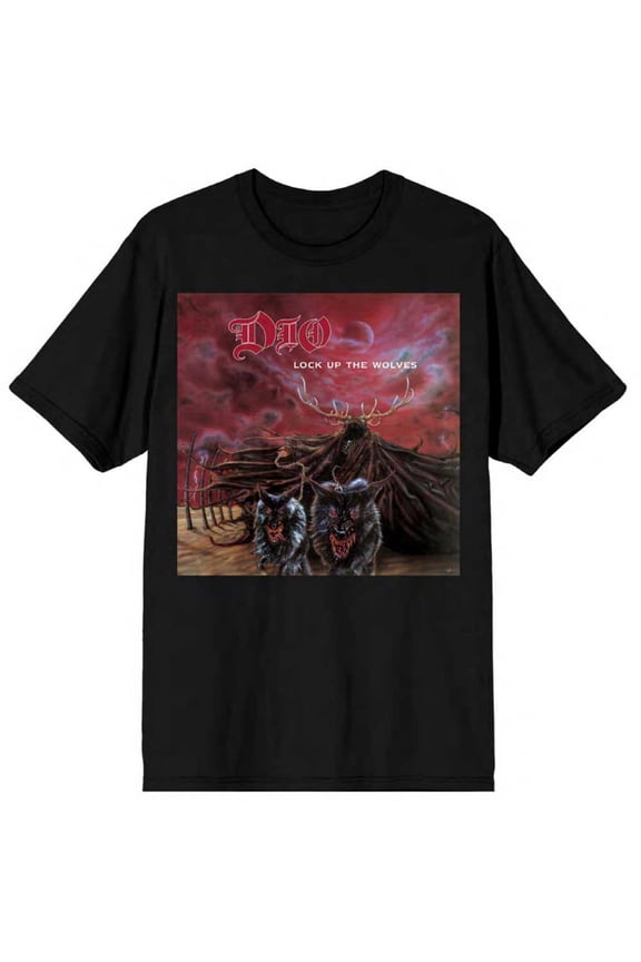 Dio Unisex T-Shirt: Lock Up The Wolves (Medium)