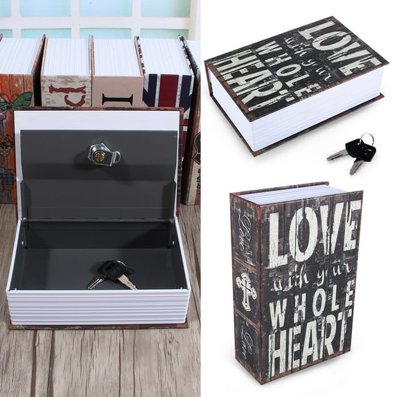 Dioche Dictionary Book Secret Safe Security Box Money Cash Jewelry Lock Box,Security Lock Dictionary