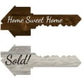 thumbnail image 1 of Diochey Creations Real Estate Key Shaped Property Sold Sign, 1 of 6
