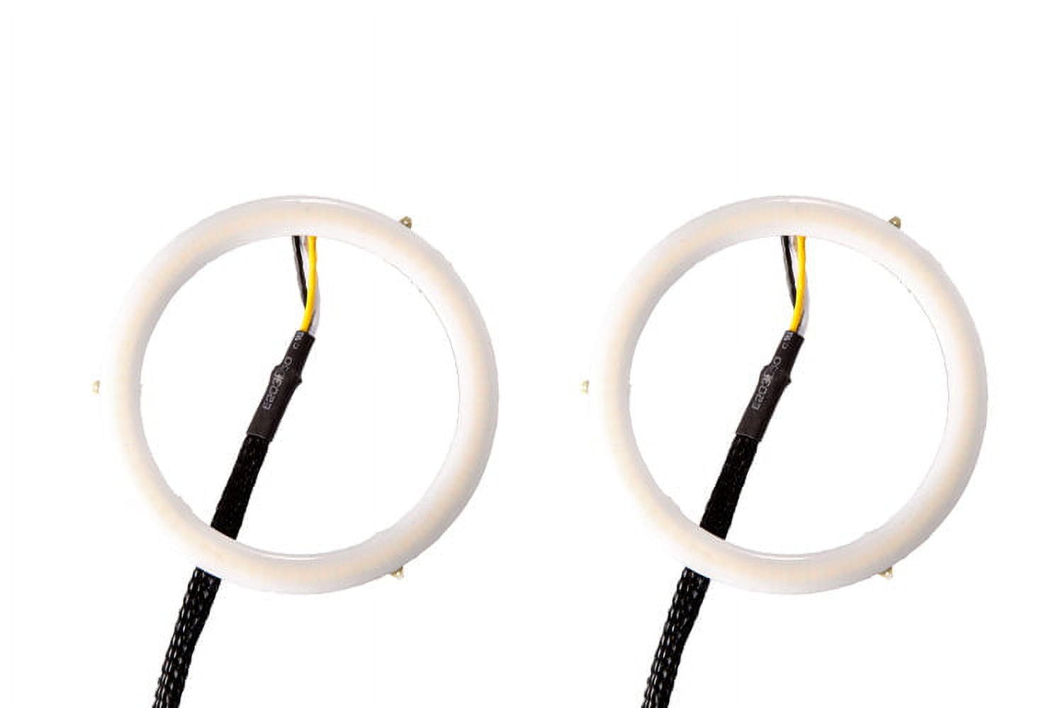 Diode Dynamics DD HD LED Halos: Set - 70mm / White-Amber Switchback (DD2060)