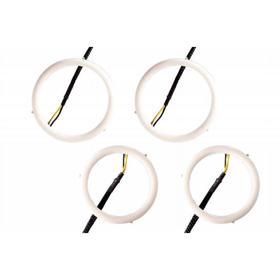 Diode Dynamics 1997-1998 Fits Toyota Supra Halo Lights LED 70mm 90mm Amber Four Universal DD2261