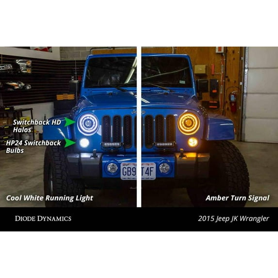 Diode Dynamics 2010-2014 Fits Subaru Outback Halo Lights LED 120mm Switchback Pair Universal DD2065