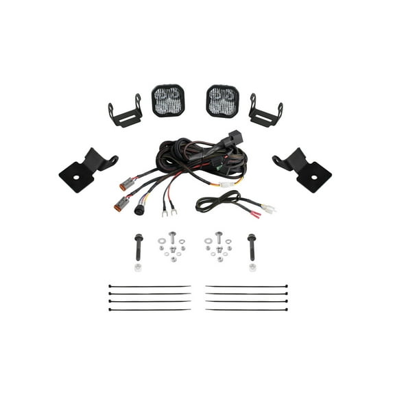 Diode Dynamics 2014-2018 Fits Polaris RZR XP Pro White Combo Stage Series SS3 A-Pillar Pod Kit DD7848