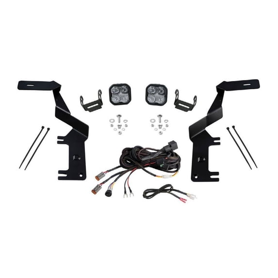 Diode Dynamics 2017-2022 Fits Ford F250 F350 F450 F550 Super Duty SSC2 Pro Ditch Light Kit White Combo DD7554