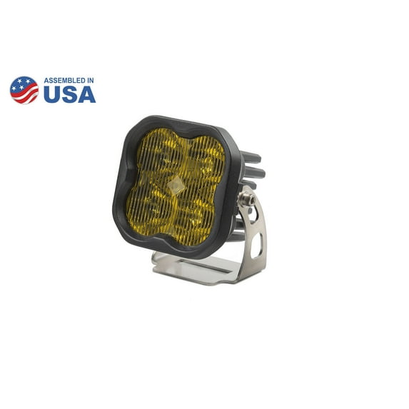 Diode Dynamics DD6134S Worklight SS3 Pro Yellow SAE Fog Standard Single