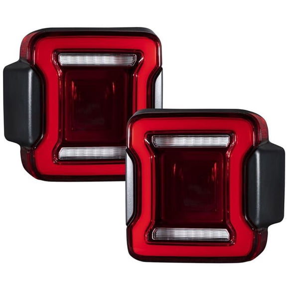 Diode Dynamics FL0014 Form Lighting LED Tail Lights for 2018-2022 Jeep Wrangler, Red