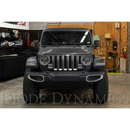 Diode Dynamics Fits Jeep Wrangler JL SS5 CrossLink Bumper Sport Combo Lightbar Kit DD7278