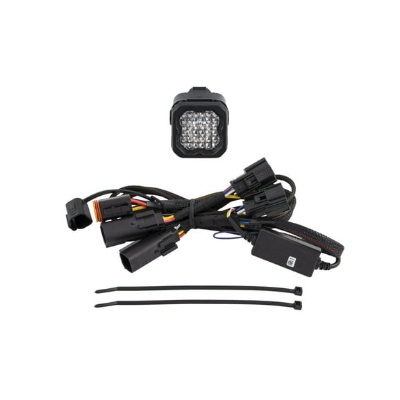 Diode Dynamics HitchMount Reverse Light Kit compatible with Chevrolet Silverado 1500 2019-2023, C1R + Brake