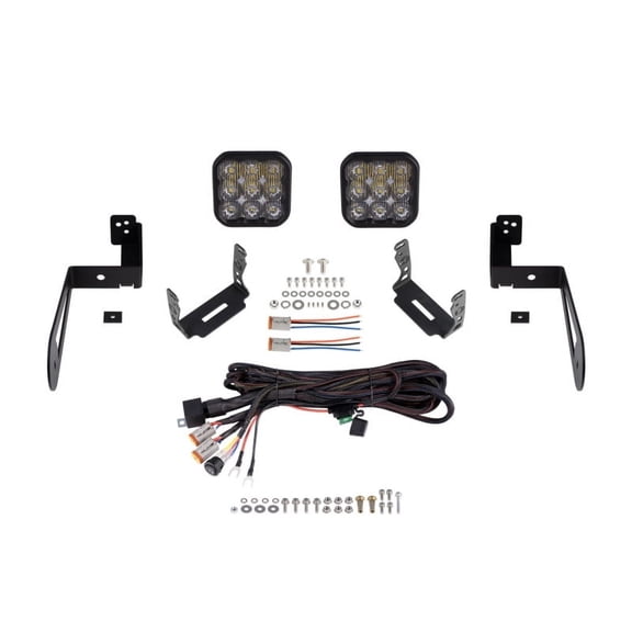 Diode Dynamics Jeep JK SS5 CrossLink Bumper Lightbar Kit Sport Driving
