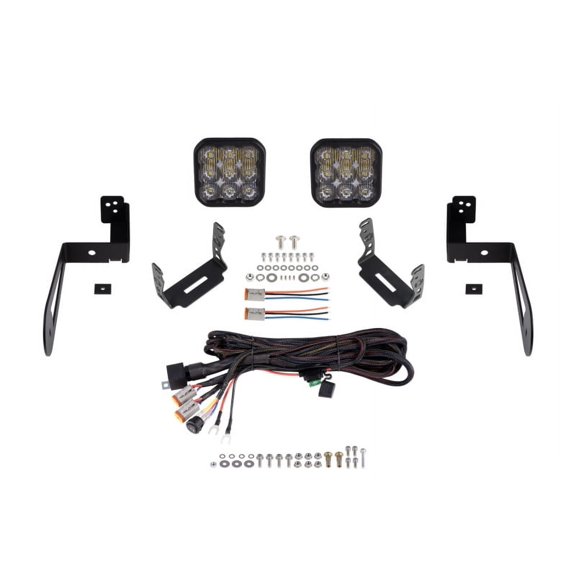 Diode Dynamics Jeep JK SS5 CrossLink Bumper Lightbar Kit Sport Driving