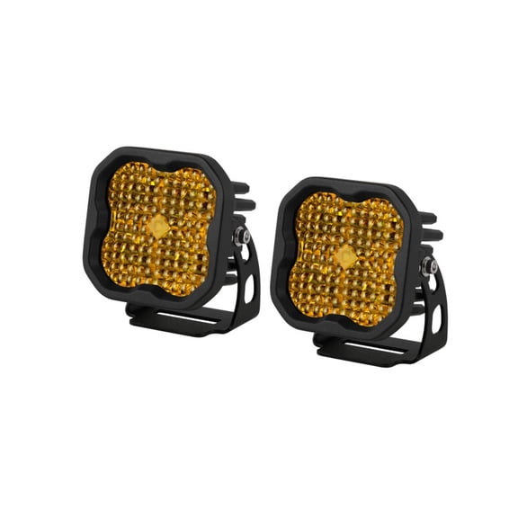 Diode Dynamics SS3 Pro ABL - Yellow Flood Standard (Pair)