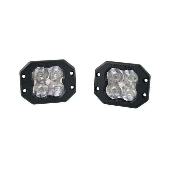 Diode Dynamics SS3 Pro WBL - White SAE Fog Flush (Pair)