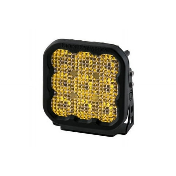 Diode Dynamics SS5 LED Pod Sport - Yellow Flood (Single)