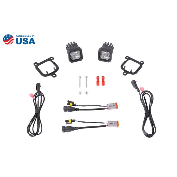 Diode Dynamics SSC1 Type FBS White SAE Fog Universal LED Fog Light Kit DD7174