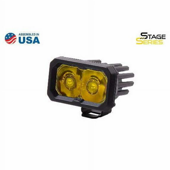 Diode Dynamics Stage Series 2 In LED Pod Pro - Yellow Spot Standard ABL Each
