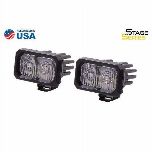 Diode Dynamics Stage Series 2 In LED Pod Sport - White Driving Standard ABL (Pair)