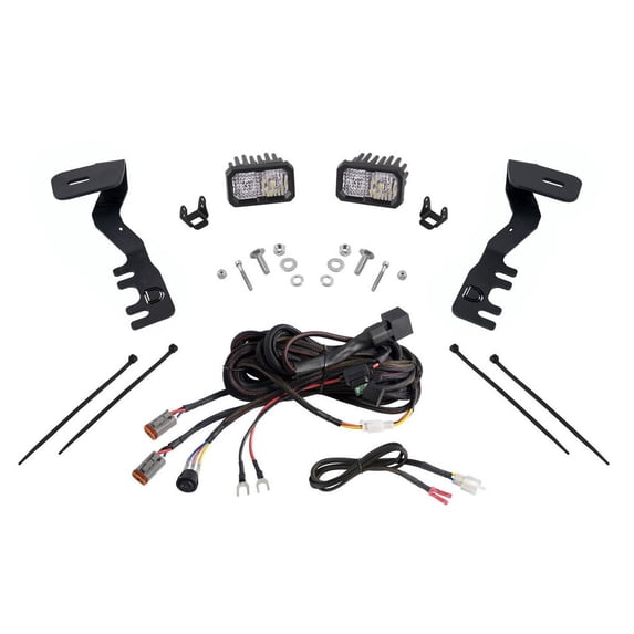 Diode Dynamics Stage Series 2in LED Ditch Light Kit for 2024+ Toyota Tacoma- Sport Yellow Combo