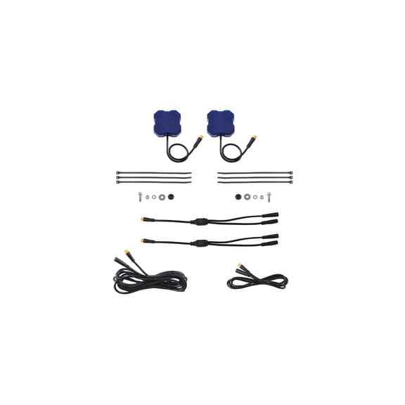 Diode Dynamics Stage Series Single Color LED Rock Light (2-Pack), Blue