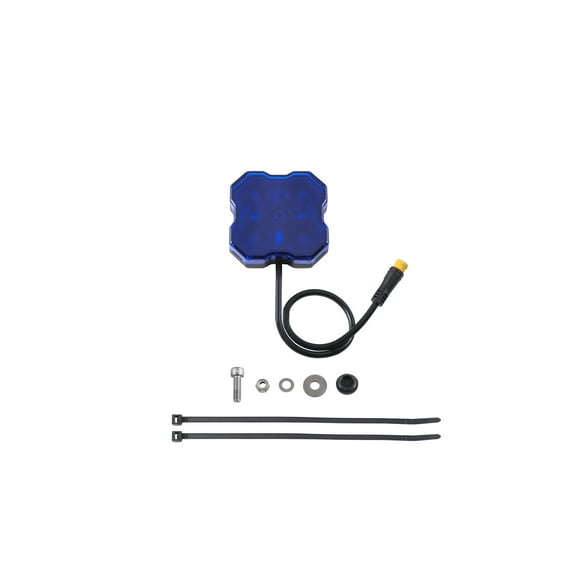 Diode Dynamics Stage Series LED Rock Light (one), Blue w/ M8 Connector