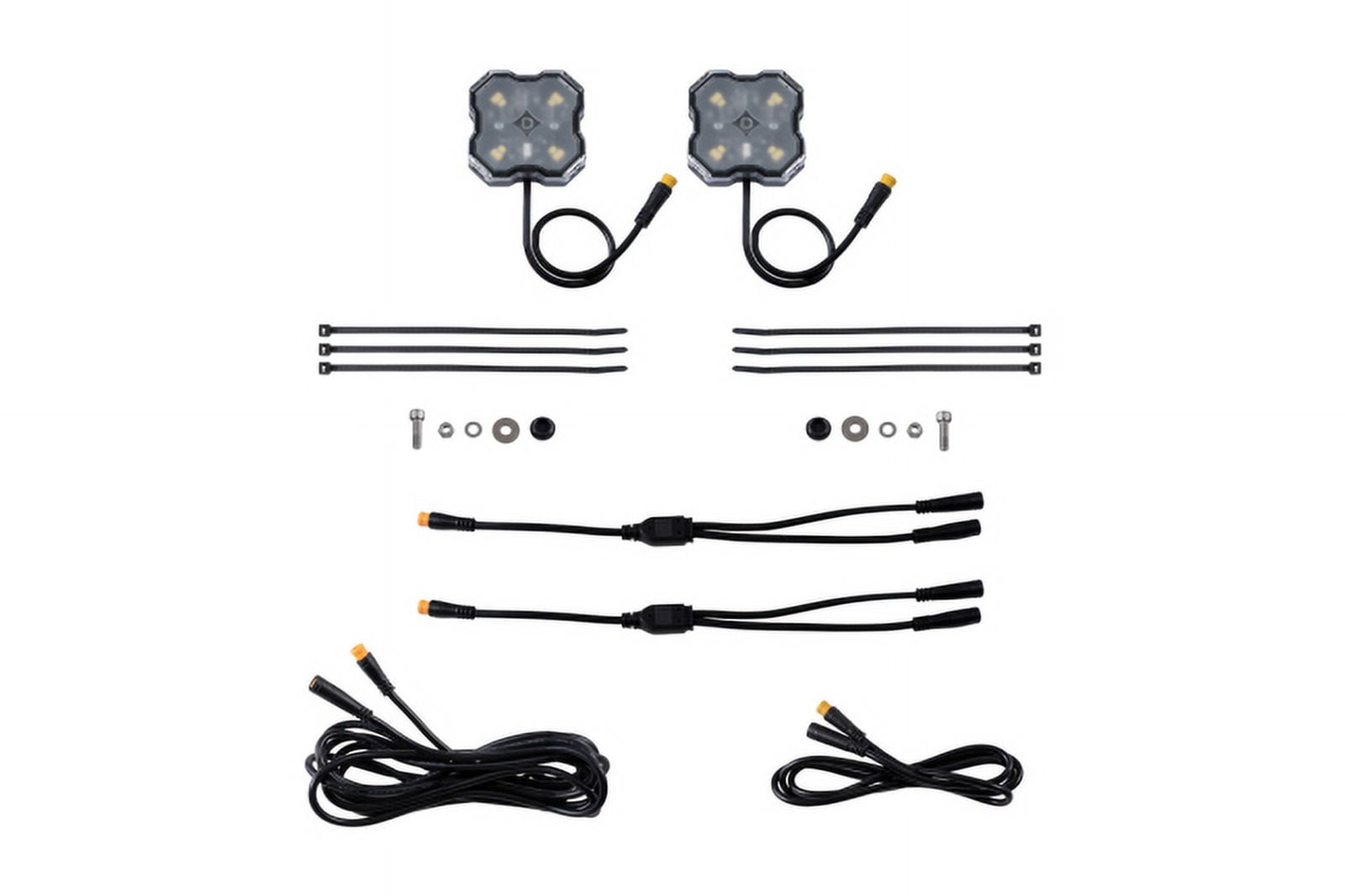 Diode Dynamics Stage Series Single Color LED Rock Light - White ...