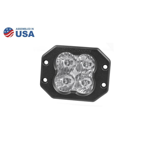 Diode Dynamics Worklight SS3 Sport White SAE Driving Flush Single