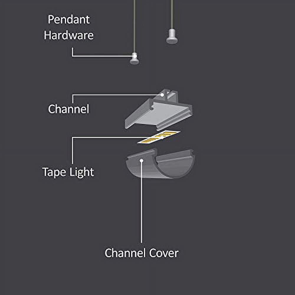 Diode LED CHROMAPATH Bundle DOME Accessory Bundle Pair of End Caps and