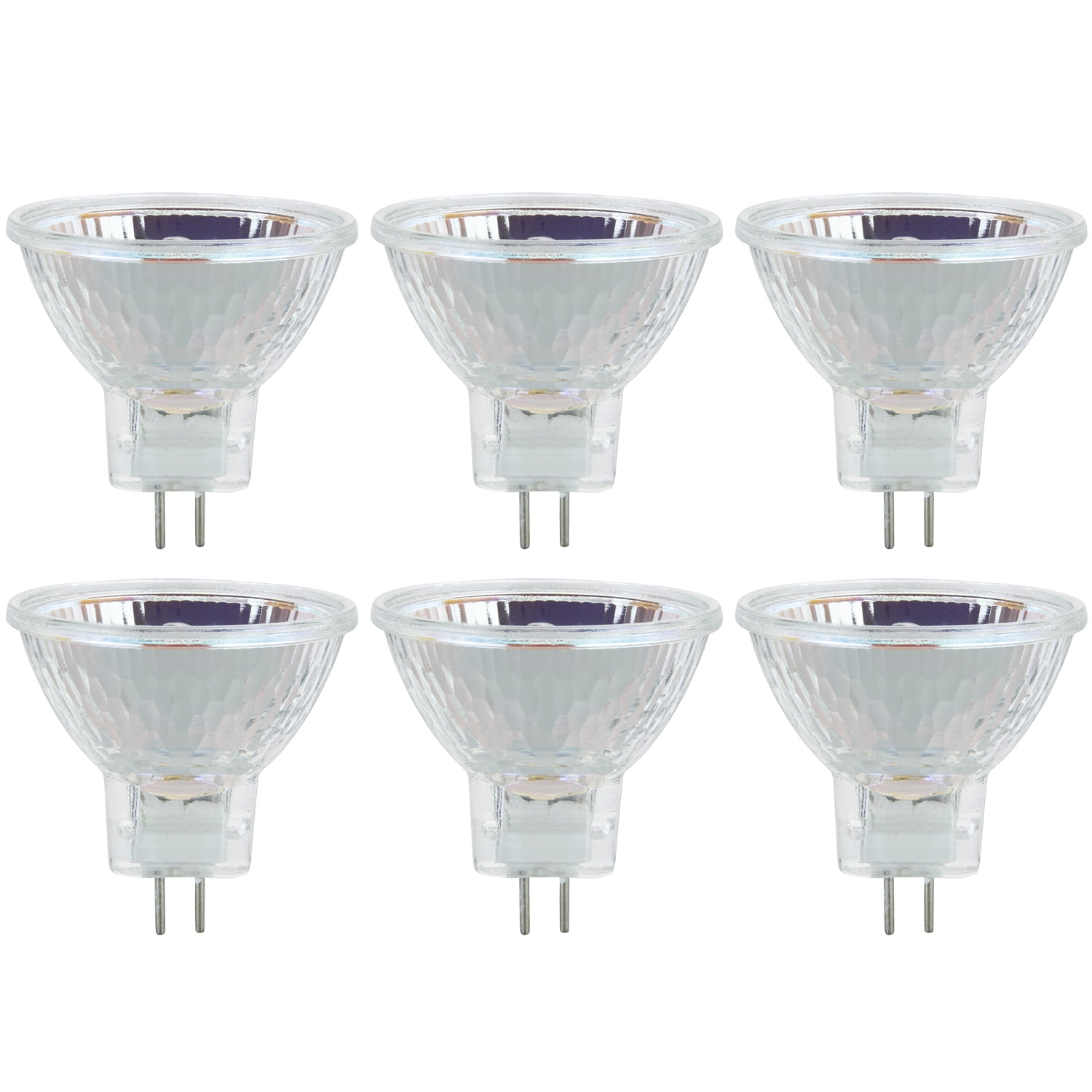 Diodesy 20MR11/FL/12VHalogen MR11 30? Narrow Flood Light Bulb, 20 Watts, 12 Volts, 2-Pin (GU4) Base, Dimmable, 100 CRI, 2,000 Hour Life Span, 6 Pack 3200K - Warm White