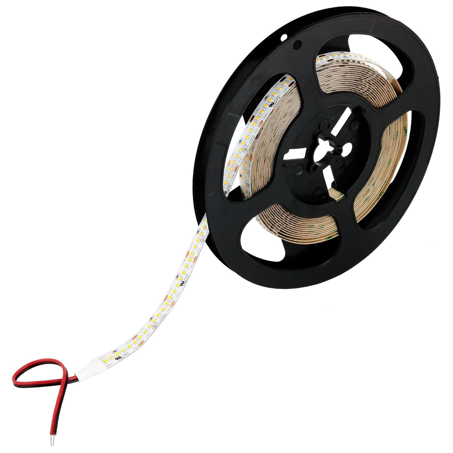Diodesy- BZL/100W/24V/D/30K/1400LEDs/SINGLE LED Strip Light, 16Ft/4.8m Soft White 3000K, 24V, UL listed, Flexible Tape Roll Light for Bedroom, Party Decoration, Kitchen, 100 Watts, 1700 Lumens, CRI80+