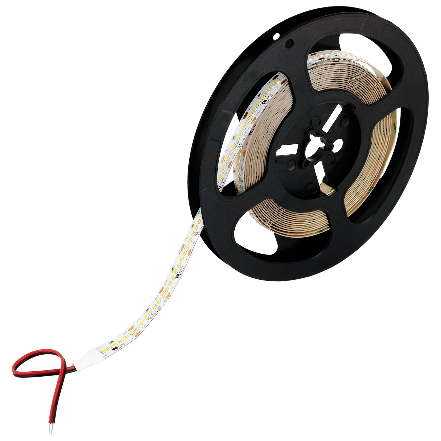 Diodesy- BZL/100W/24V/D/40K/1400LEDs/SINGLE LED Strip Light, 16Ft/4.8m Cool White 4000-4500K, 24V, UL listed, Flexible Tape Roll Light for Bedroom, Party Decoration, Kitchen, 100W, 1800 Lumens, CRI80+