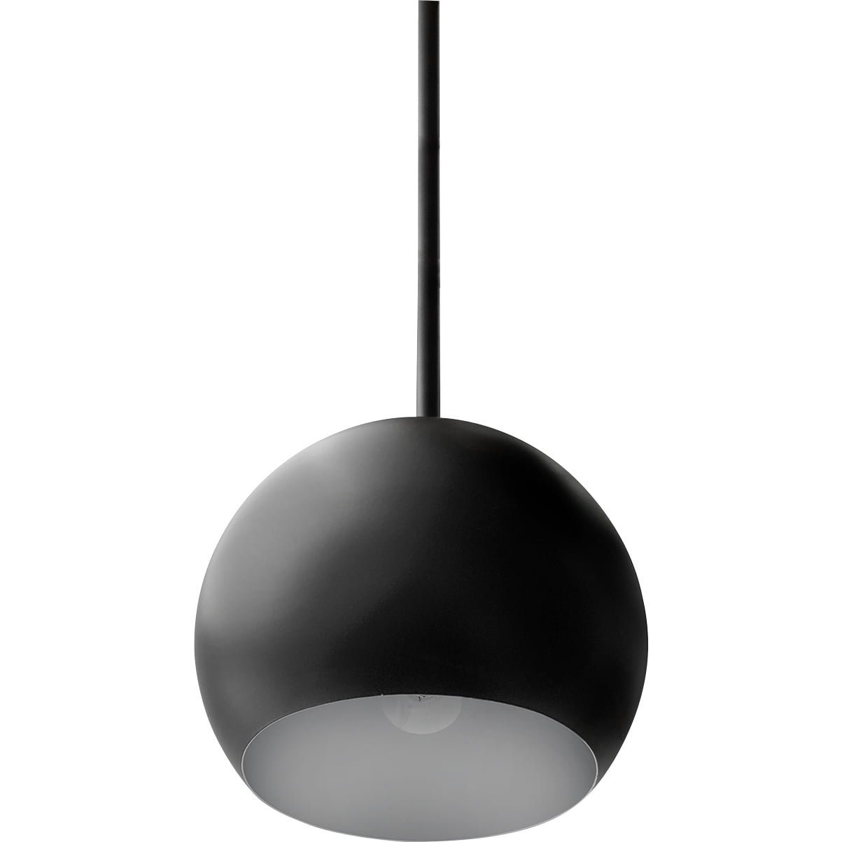 Image showcasing Diodesy- FIX/PRS/E26/BK Pendant Light Fixtures, Black Canopy Rigid Stem ...