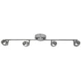thumbnail image 1 of Diodesy- LFX/TRL/4H/23W/30K/CH Track Lighting Heads Light, Dimmable, 23W (100 Watts Equivalent), LED Adjustable Track Light Ceiling Spotlight for Accent Retail Artwork, Kitchen, Bedroom, Chrome Finish, 1 of 1