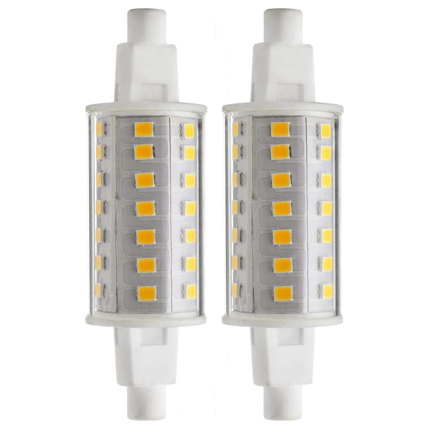 Diodesy- Pack of 2 R7S/LED/4.5W/78MM/T8/30K/CD2 R7S J Type Double Ended Flood Light 78mm, 4.5W (40W Halogen EQ), Non-Dimmable, 3000K Soft White, 460 LM, LED Light for Work Security, Landscape Light,UL