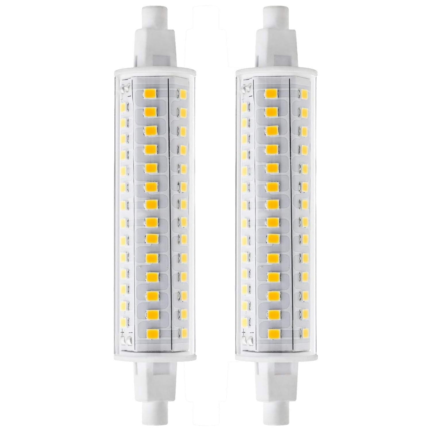 Diodesy- Pack of 2 R7S/LED/8.5W/118MM/T8/30K/CD2 R7S J Type Double Ended Flood Light 118mm, 8.5W (60W Halogen EQ), Non-Dimmable, 3000K Soft White, 900 LM, LED Light for Work Security, Landscape Lights