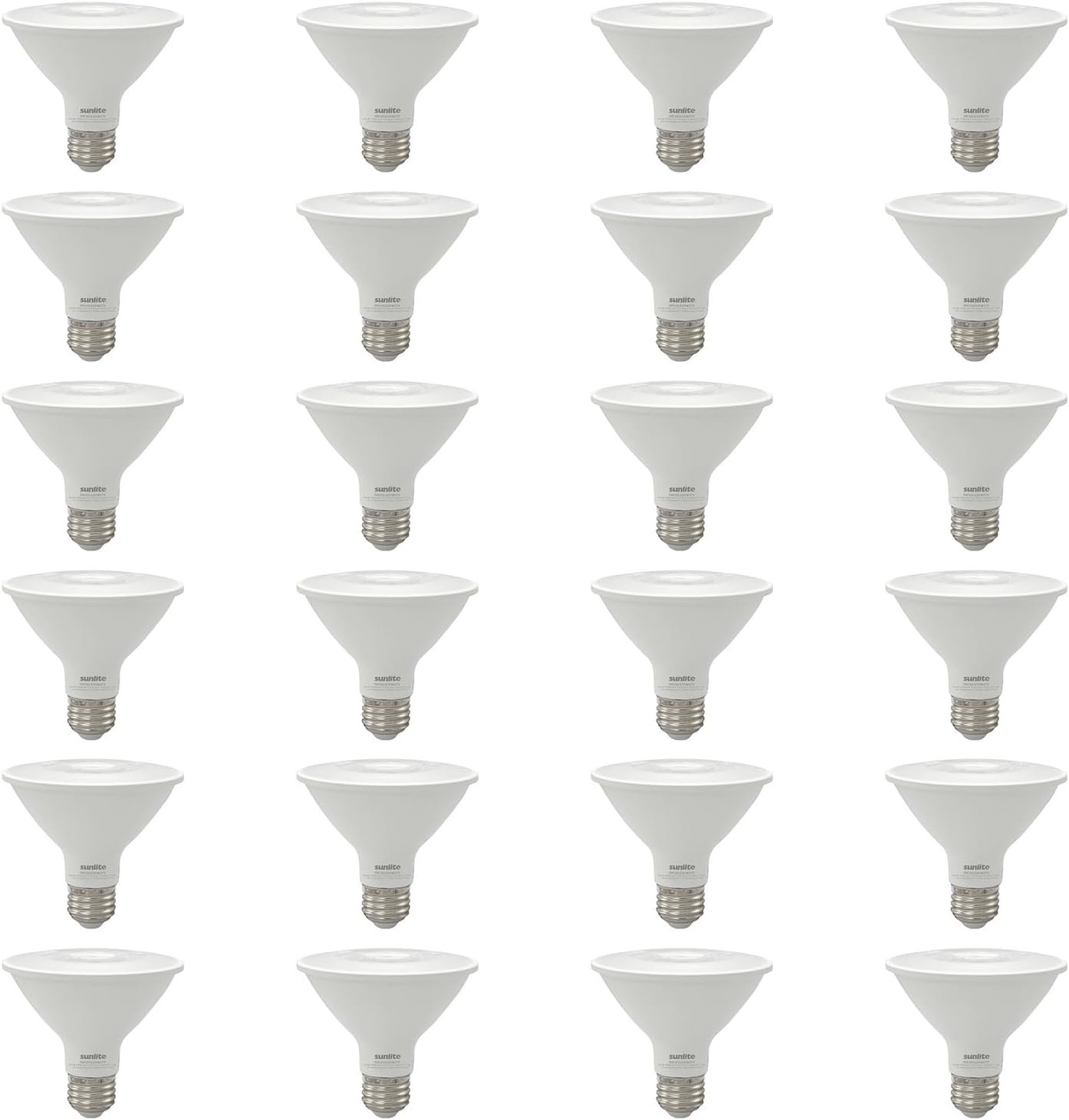 Diodesy- Pack of 24 PAR30/LED/9W/927/24PK PAR30 LED Short Neck Flood Light Bulb, 9W (75W Halogen EQ), 2700K Warm White, Dimmable, Long Lasting, High Brightness, E26 Reflector for Accent, Tracking, ETL
