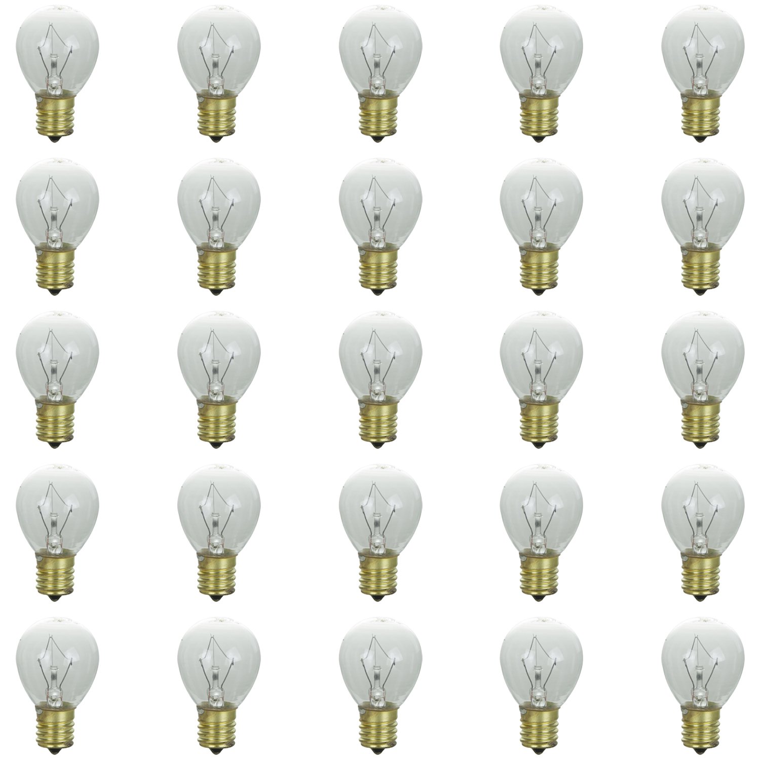 High Intensity Diode Lamparray Diodesy- Pack of 25 40S11/25PK Mini Globe S11 LED Lamps/Decorative ...