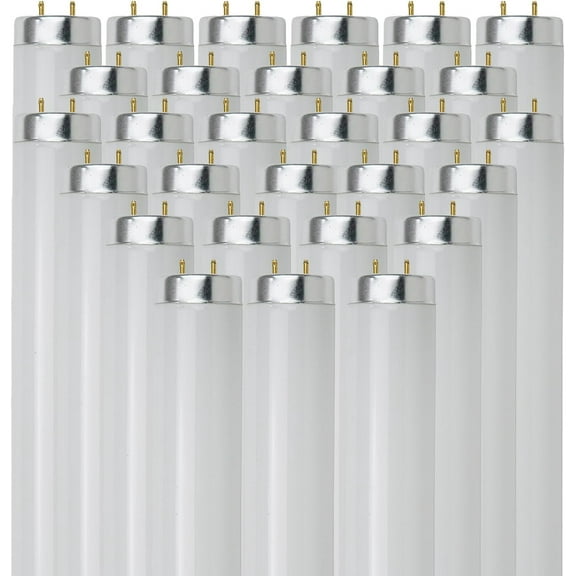 Diodesy- Pack of 30 F40T12/DX T12 Dulux Straight Tube Light Bulb, 40 Watts Linear Fluorescent, 6500K Daylight, G13 Medium 2-Pin Base, CRI90, 2550 Lumens, ROHS Compliant